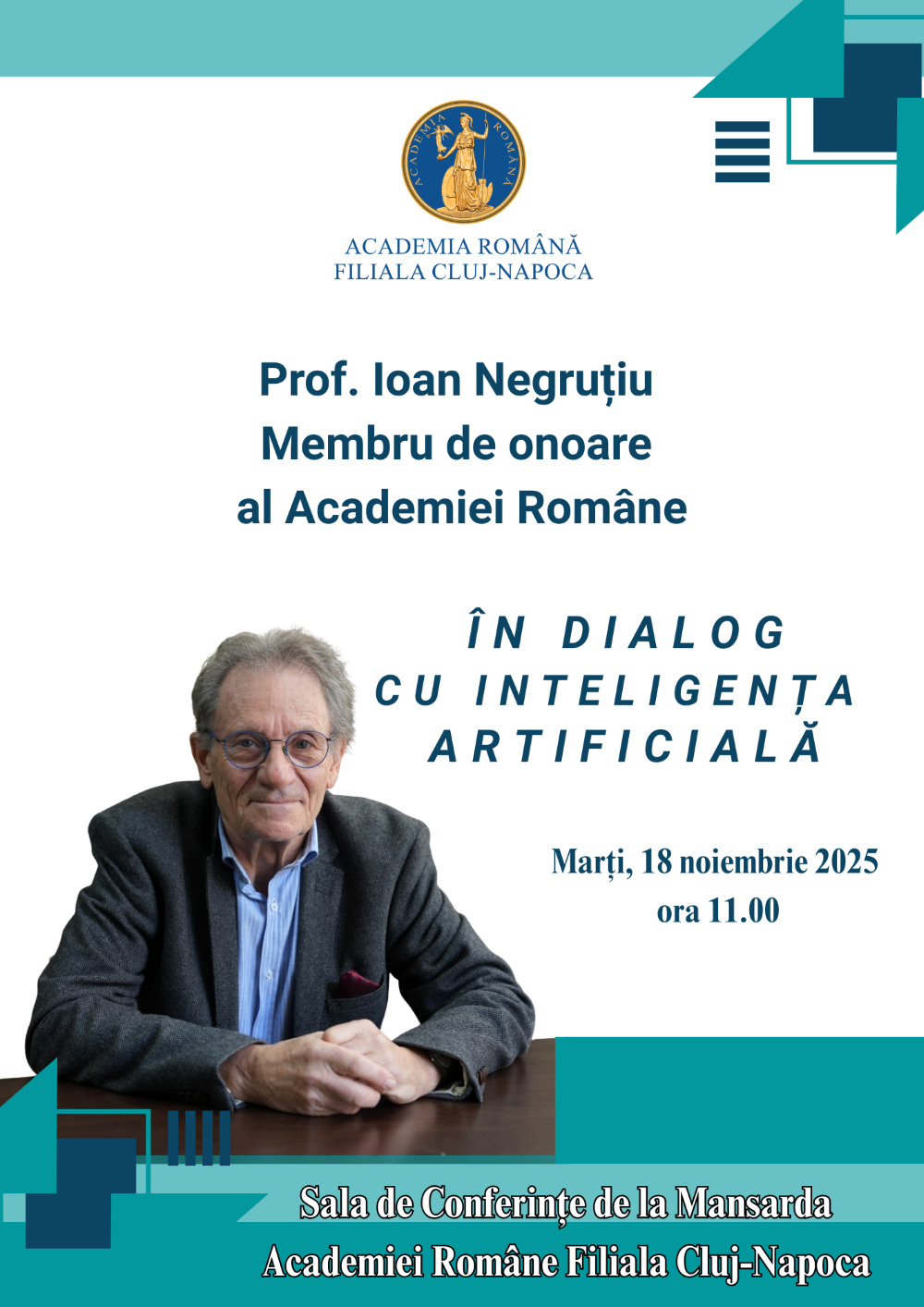 În dialog cu Inteligența Artificială - Prof. Ioan Negruțiu, membru de onoare al Academiei Române